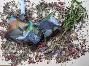 olivia graham cashmere lavender and rose bag