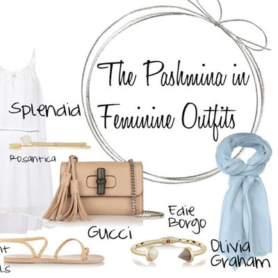 Different ways to wear Pashmina