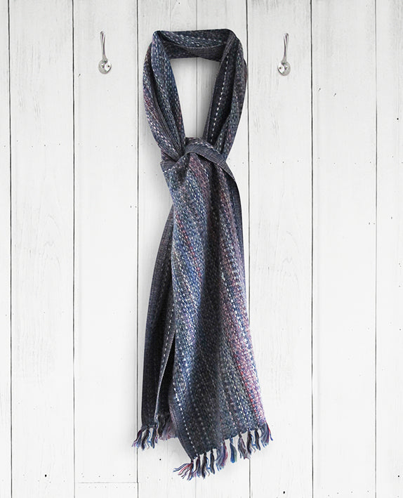 Cashmere Scarf - Ocean Dark Blue