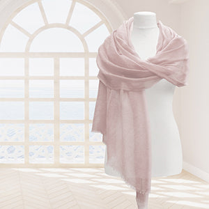 Cashmere Pashmina - Shell Pink