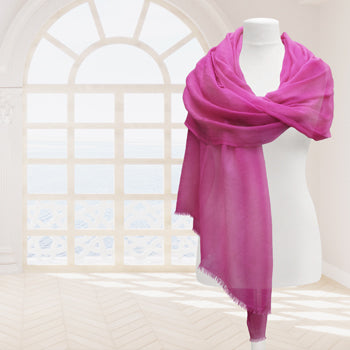 Cashmere Pashmina - Hot Pink