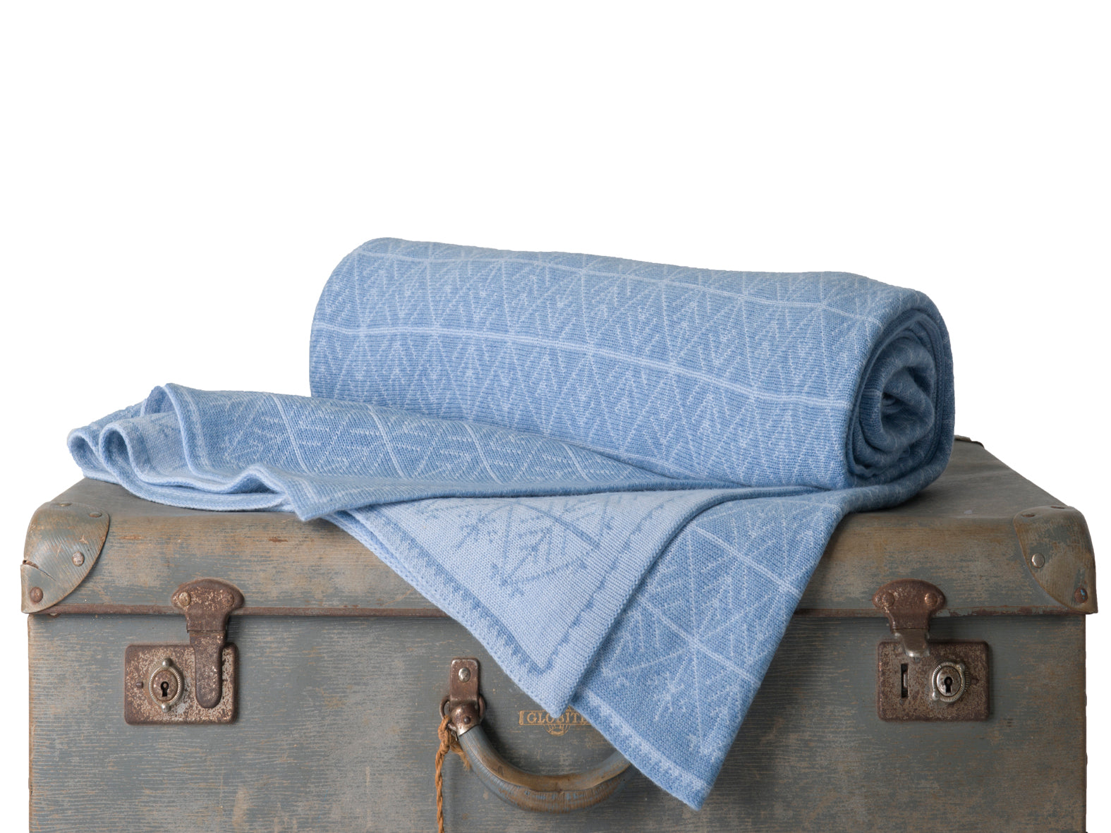 Shades of Blue Snowflake - Blankets & Throws