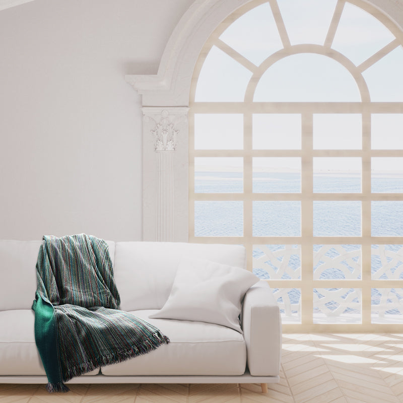 Cashmere Throw - Forest