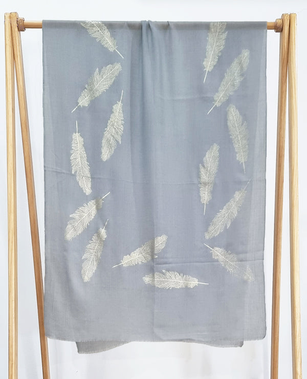 olivia graham cashmere pashmina grey