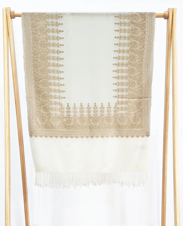 olivia graham cashmere wool embroidered stole