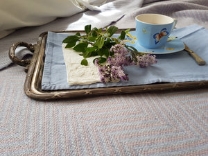 Shell & Silver Sample - Blankets & Throws