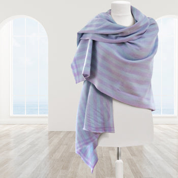 Cashmere Wrap - Candy Stripe